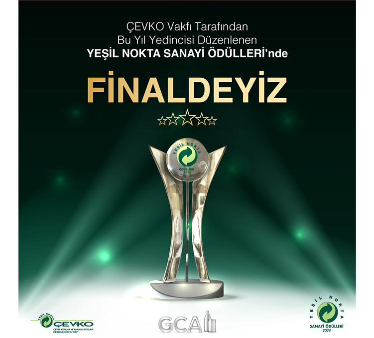 GCA, EKOMAT Projesiyle Yeşil Nokta Sanayi Ödülleri'nde Finale Kaldı!