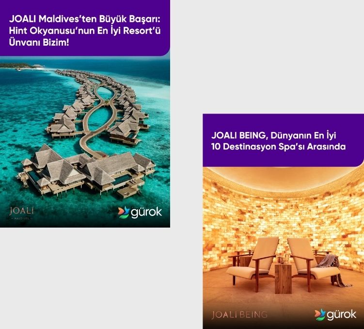 JOALI Maldives and JOALI BEING Achieve Great Success at the Condé Nast Traveler Readers’ Choice Awards 2025