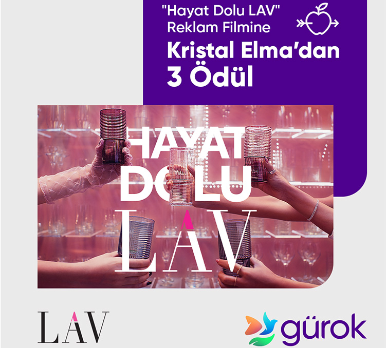 LAV Has Been Awarded Three Prizes at the Kristal Elma Festival with its "LAV Full of Life"  Commercial Film!