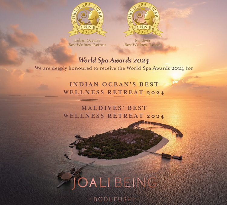 JOALI BEING Wins Two Awards at the 2024 World Spa Awards!