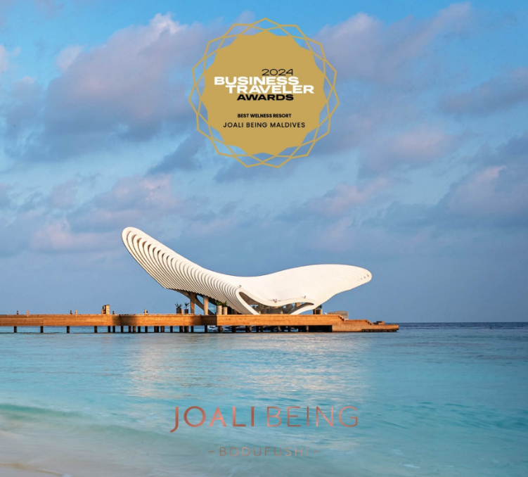 JOALI BEING Wins "Best Wellness Resort" at Business Traveler U.S. Awards 2024!