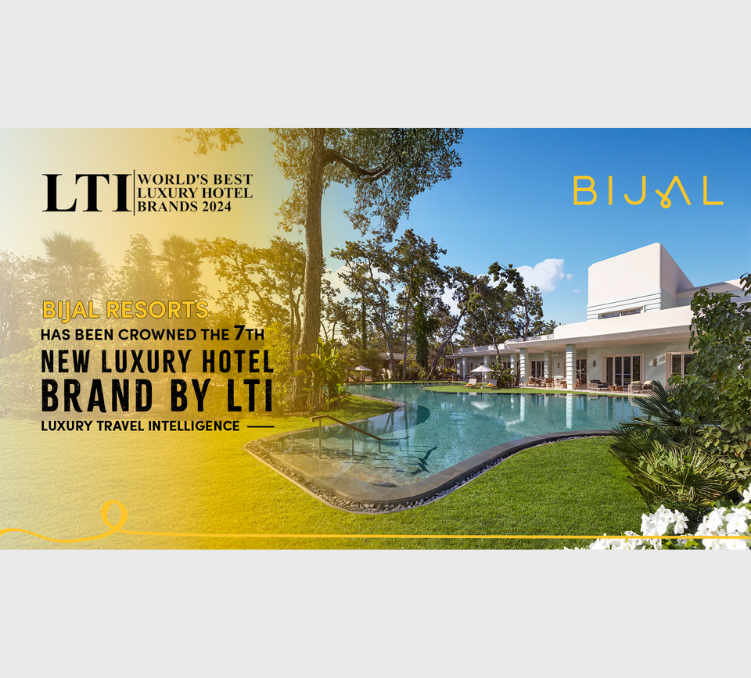 BIJAL Named 7th Best New Luxury Hotel in the World by Luxury Travel Intelligence!