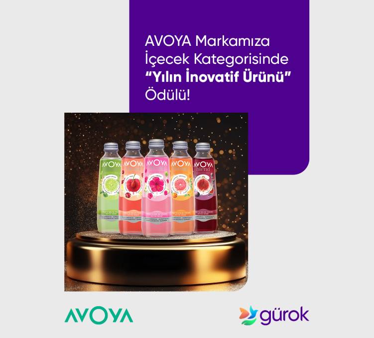 AVOYA has been selected as the Most Innovative Product in the Beverage Category in the "Innovative Products of the Year" Research!
