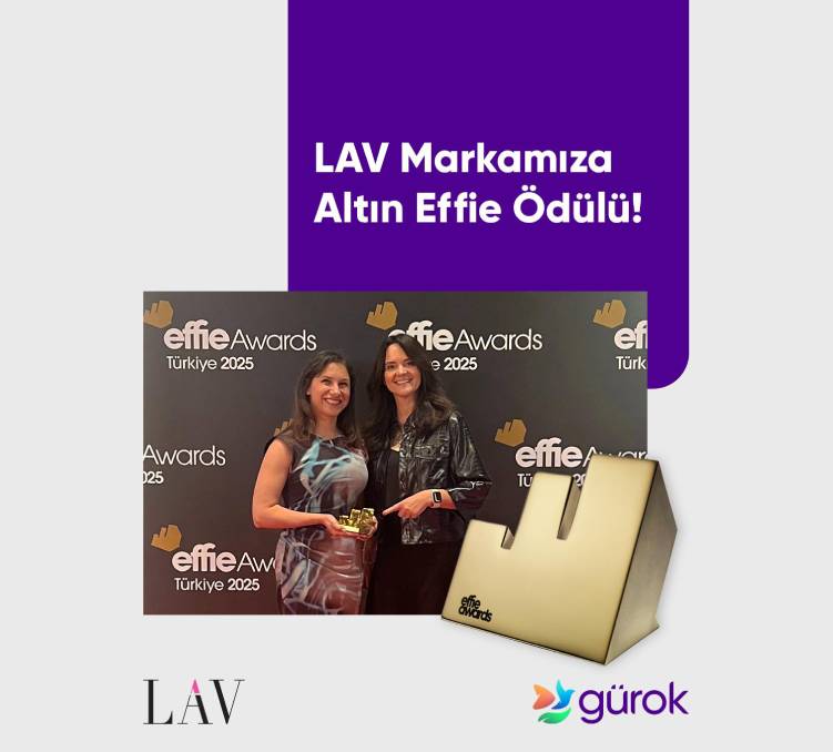 LAV Honored with Gold at Effie Turkey Awards!