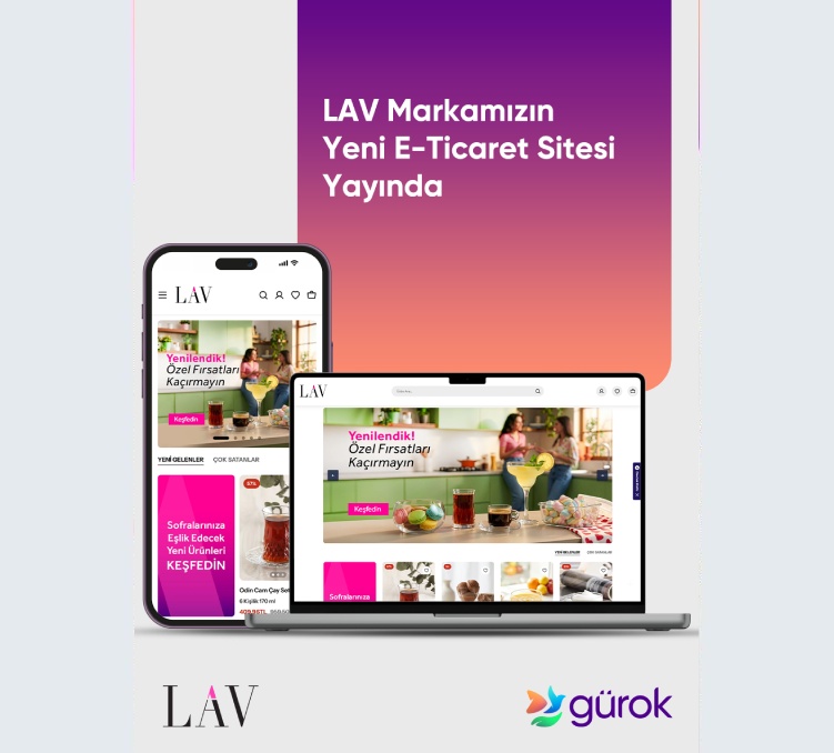 LAV Markamızın Yeni E-Ticaret Sitesi Yayında